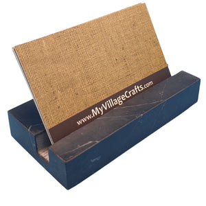 Business Card Holder for Desk - Marble Business Cards Holder for Desktop - Desk Organizers and Accessories -Display Stand for Office Organization