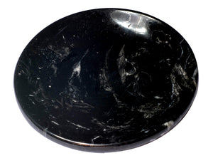 Black Marble Soap Dish - Polished and Shiny Marble Dish Holder - Beautifully Crafted Bathroom Accessory - by CraftsOfEgypt