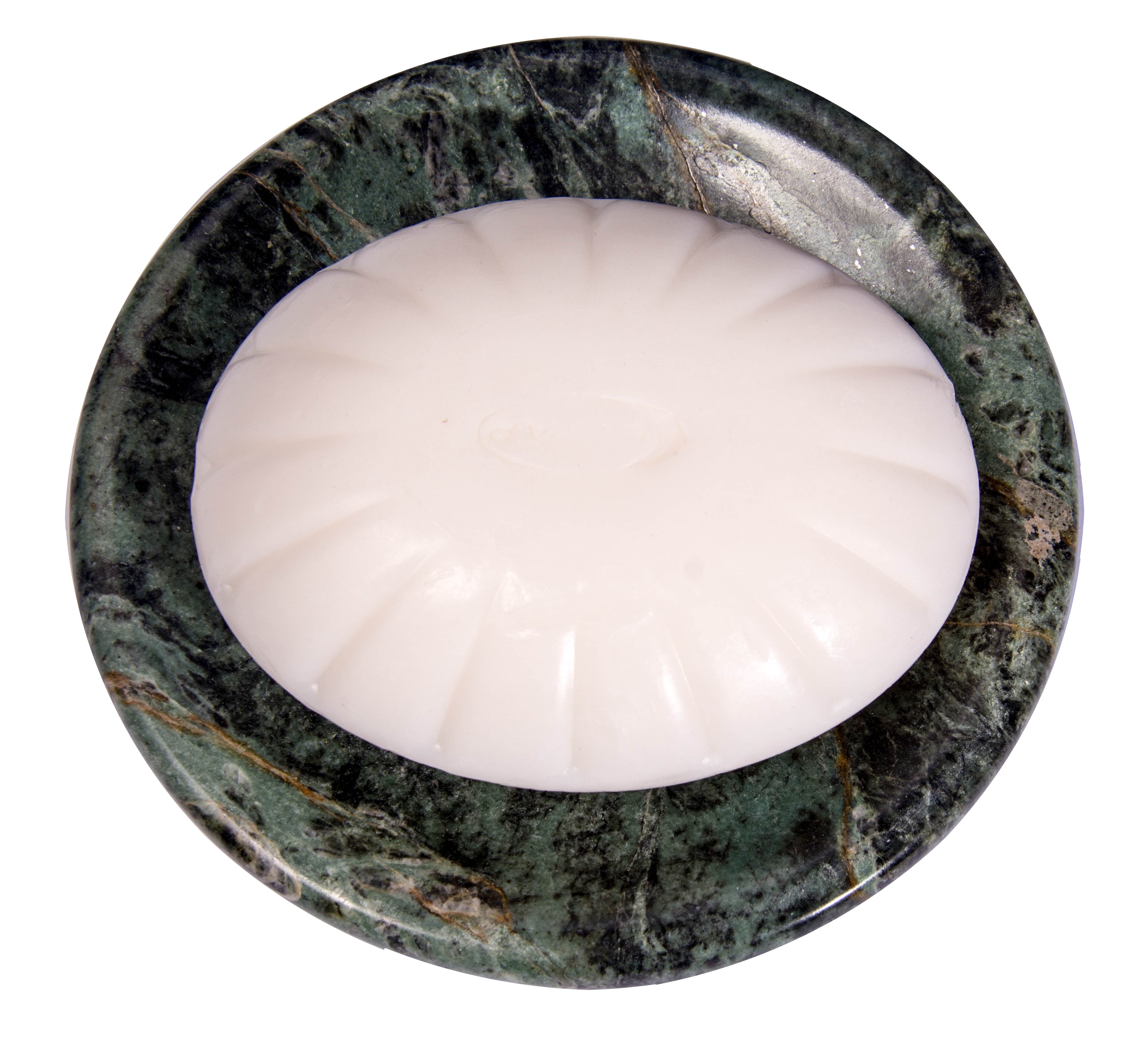 Green Marble Soap Dish - Polished and Shiny Marble Dish Holder - Beautifully Crafted Bathroom Accessory - by CraftsOfEgypt