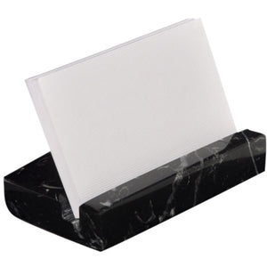 Business Card Holder for Desk - Marble Business Cards Holder for Desktop - Desk Organizers and Accessories -Display Stand for Office Organization