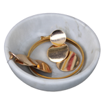 Real Marble Jewelry Dish - Ring Holder - Jewelry Organizer Tray - Decorative Key Bowl-Home Decor Wedding Gift- Ring Dish - Jewelry Tray -Vanity Tray - Decorative Tray - Marble Tray