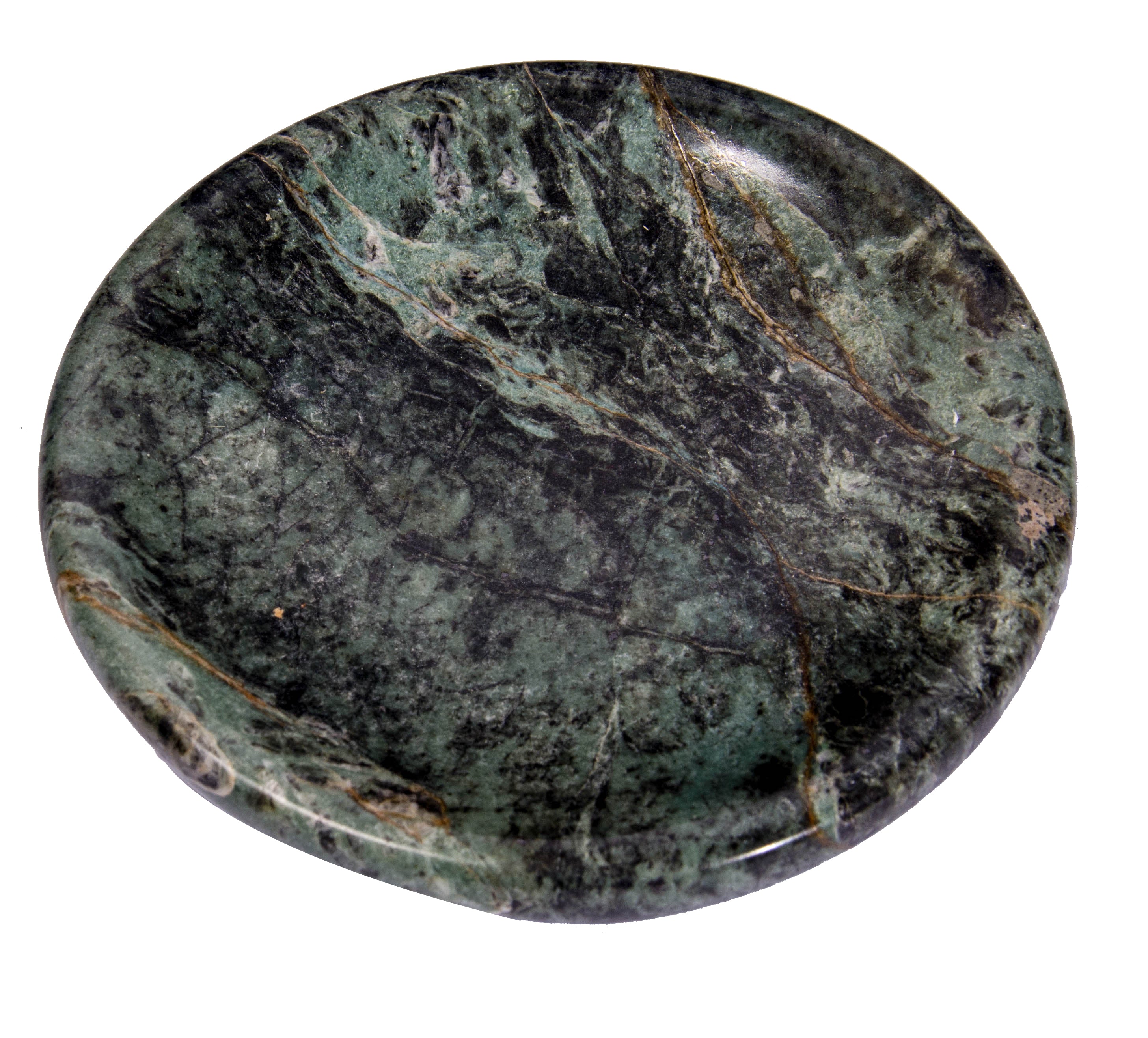 Green Marble Soap Dish - Polished and Shiny Marble Dish Holder - Beautifully Crafted Bathroom Accessory - by CraftsOfEgypt